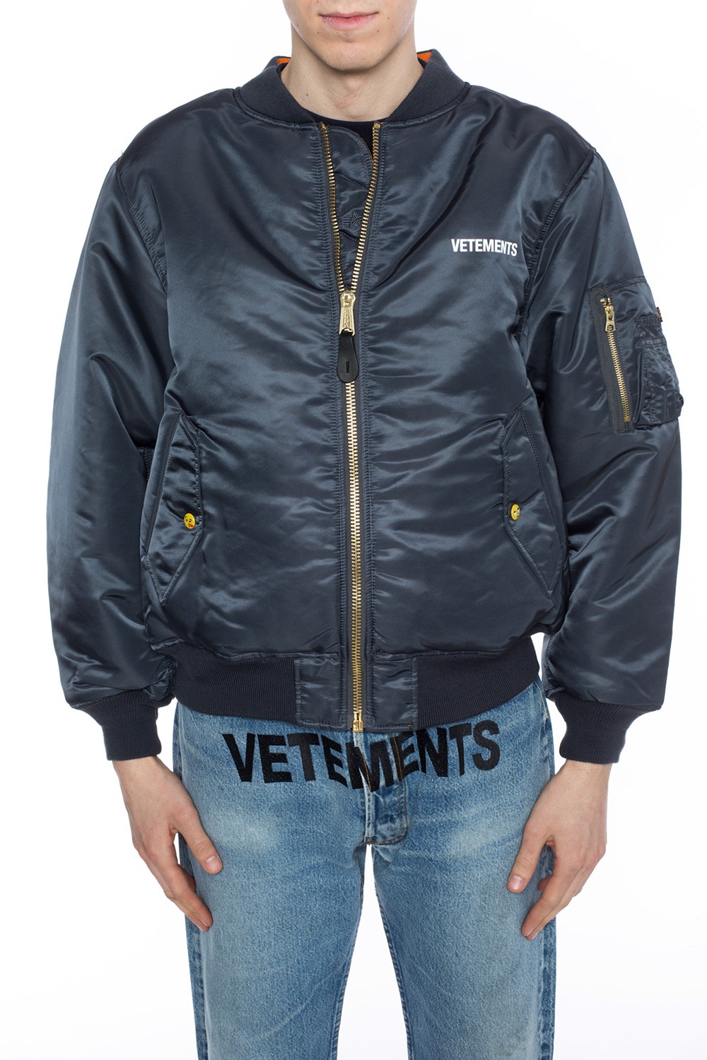 Navy blue Vetements x Alpha Industries VETEMENTS - Vitkac TW